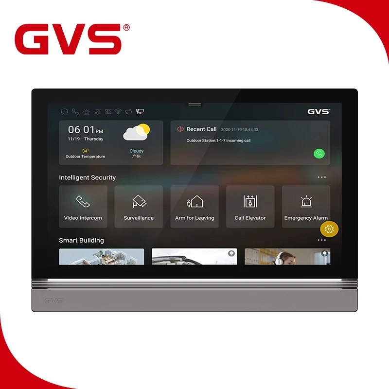 Smart Home Video - Nouveau panneau tactile KNX prenant en