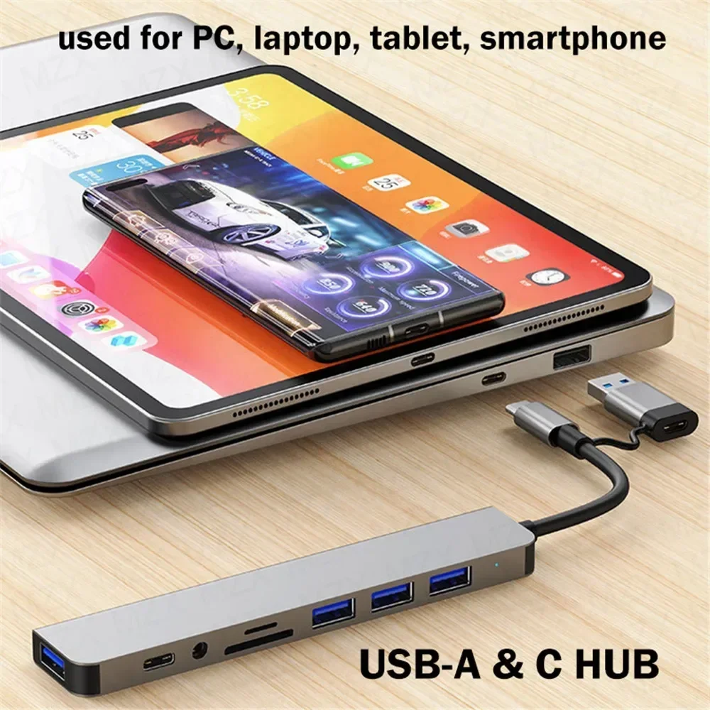 Smart Home Hub 2 - Adaptateur Multiport Hub USB C 8