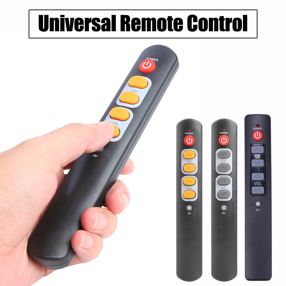 Smart Home Yellow - Télécommande universelle d'apprentissage à 6 touches,