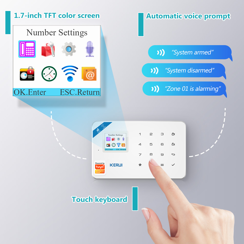KERUI W181 système d'alarme sé - Smart Home Video avis et prix