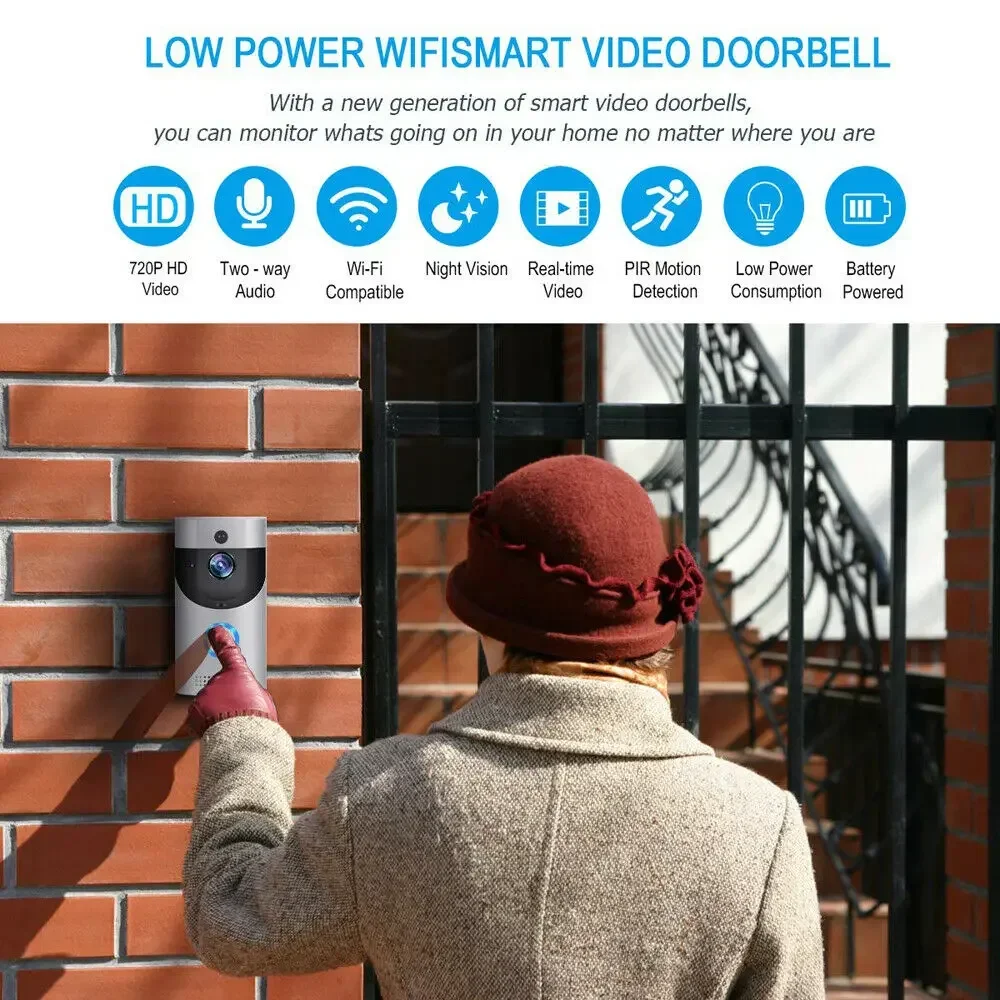 Sonnette de porte sans fil Wi- - Smart Home Video avis et prix