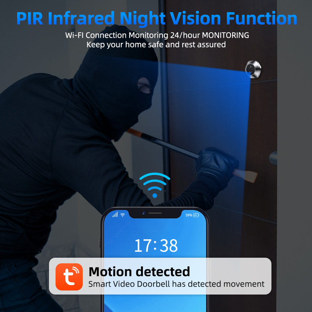Caméra vidéo judas intelligent - Smart Home Video avis et prix